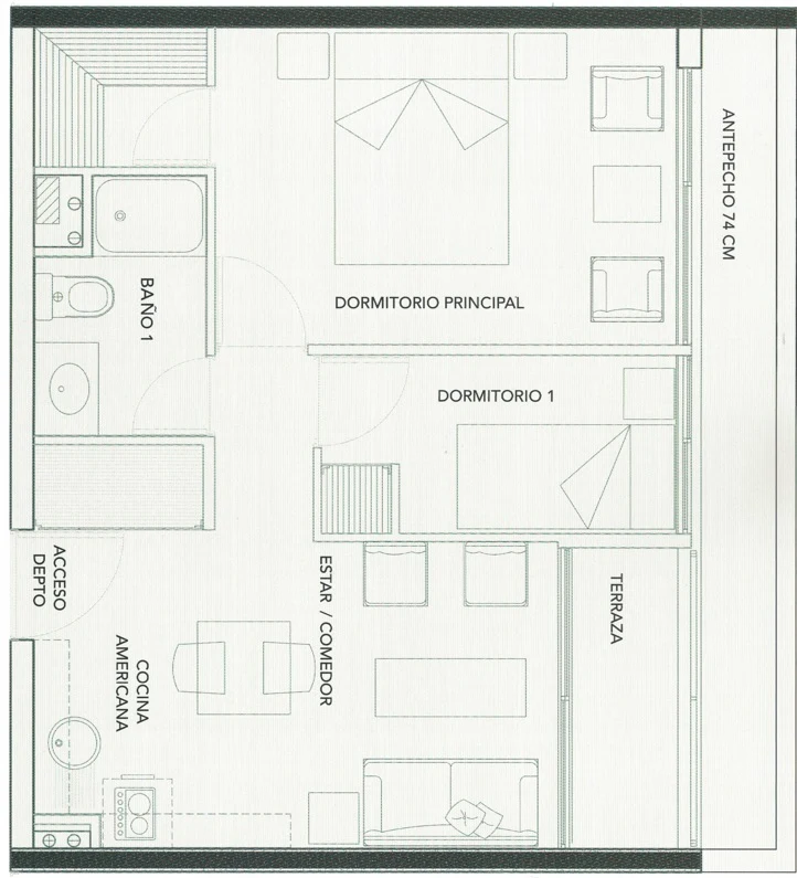 Departamento en San Joaquín - Imagen 24